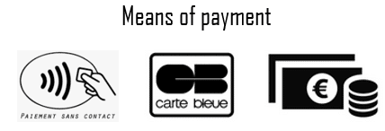 Book online - payement methods