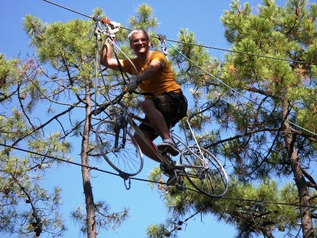 Continous belay system for Feeling Forest Park