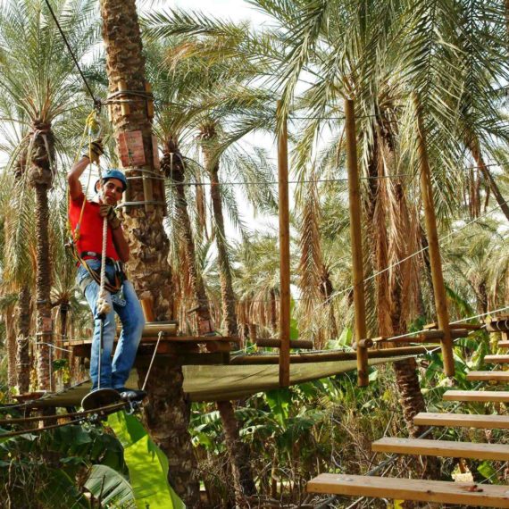 Parcours Aventure à Sahara Lounge (Tunisie)