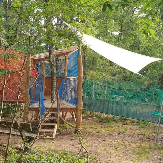 Le Pitchoun se fait une beauté ! Cabane filets pour les 2-6 ans