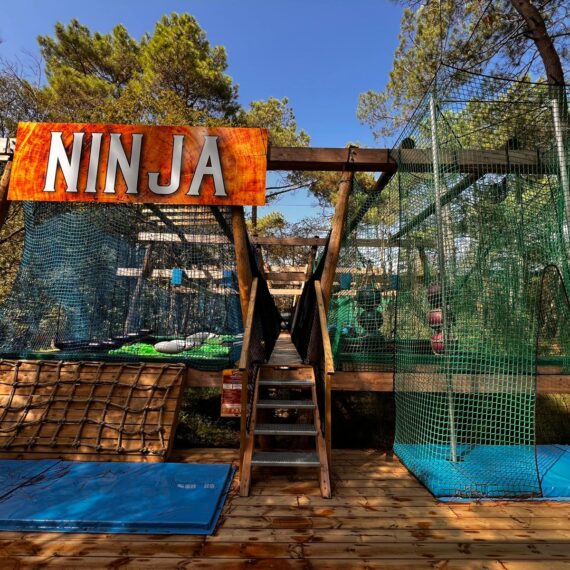 Un TrampÔninja® au cœur de la forêt – Carnac ( 56 )