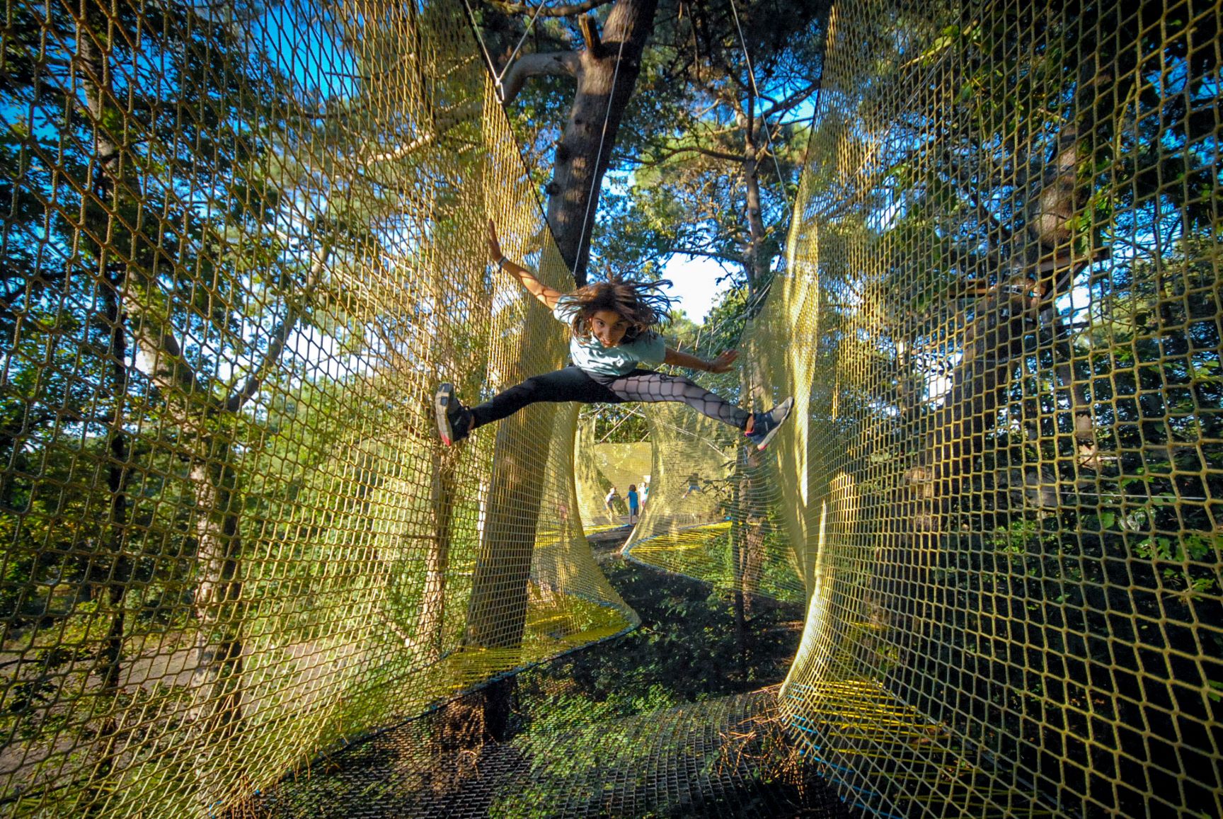 Sortie scolaire - centre de loisirs TrampÔforest®