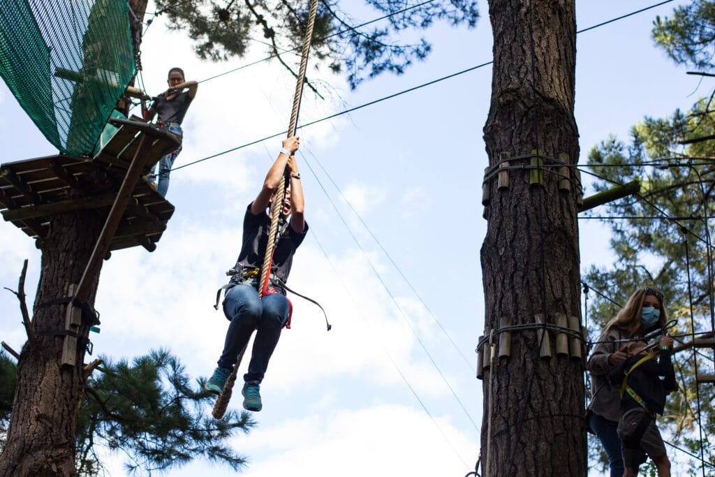 Adult courses from 14 years old - tarzan jump