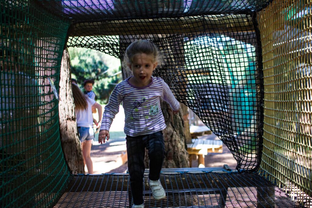 Tree climbing from 2 years old - squirrel cage