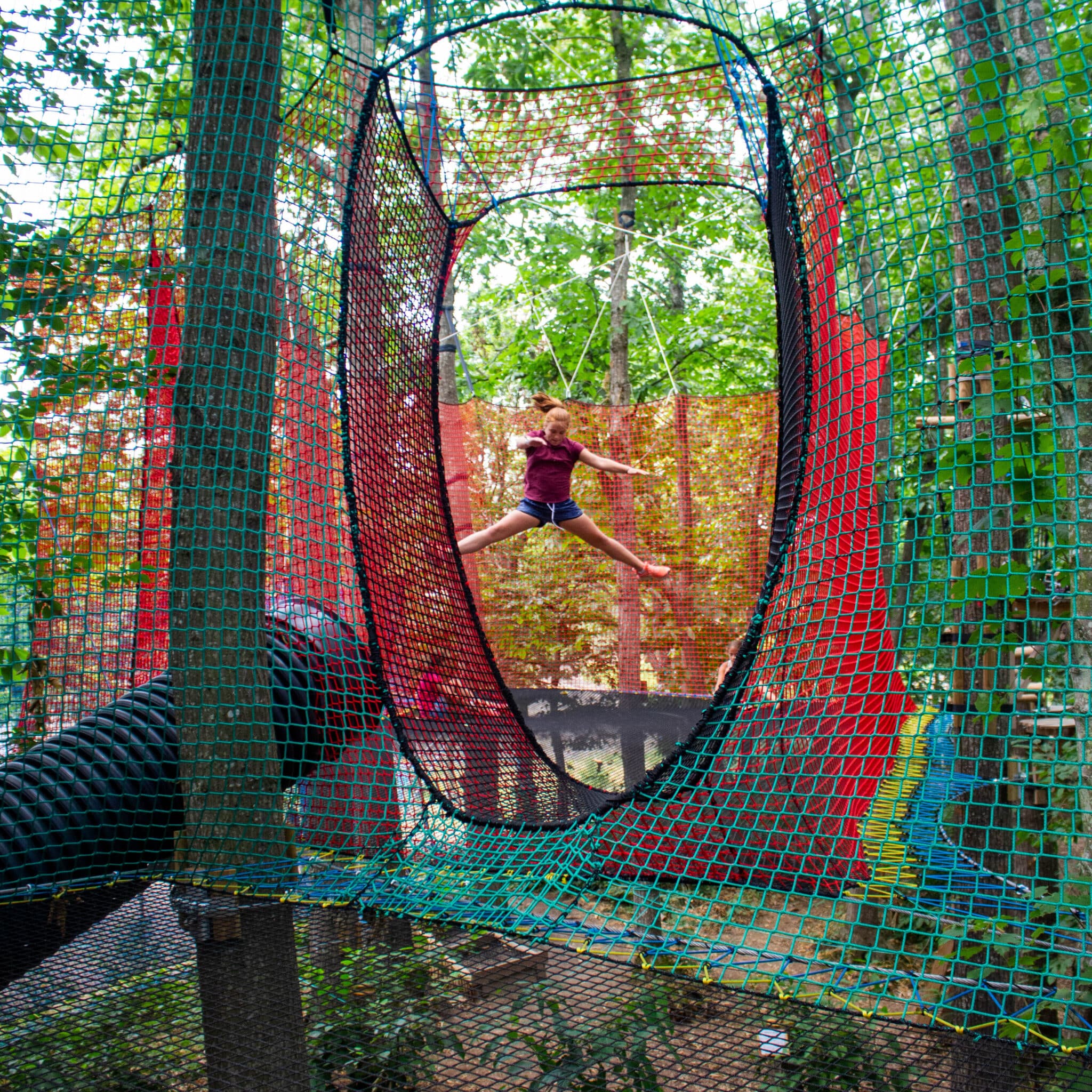 Anniversaire- Accrobranche et TrampÔforest Rennes