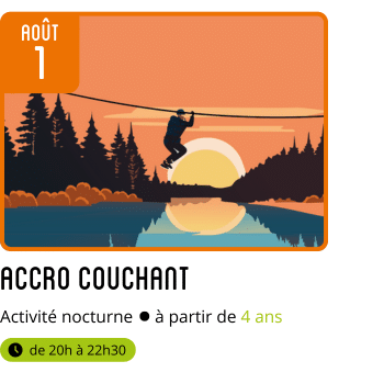 Évènement Accro'couchant Forêt Adrénaline