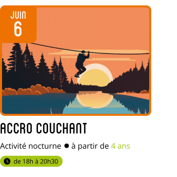 Évènement Accro'couchant Forêt Adrénaline