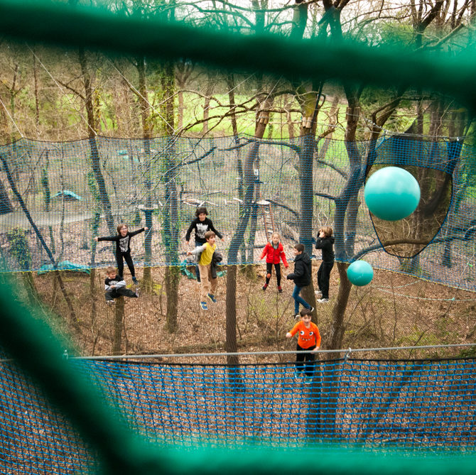 TrampÔforest salle ballons