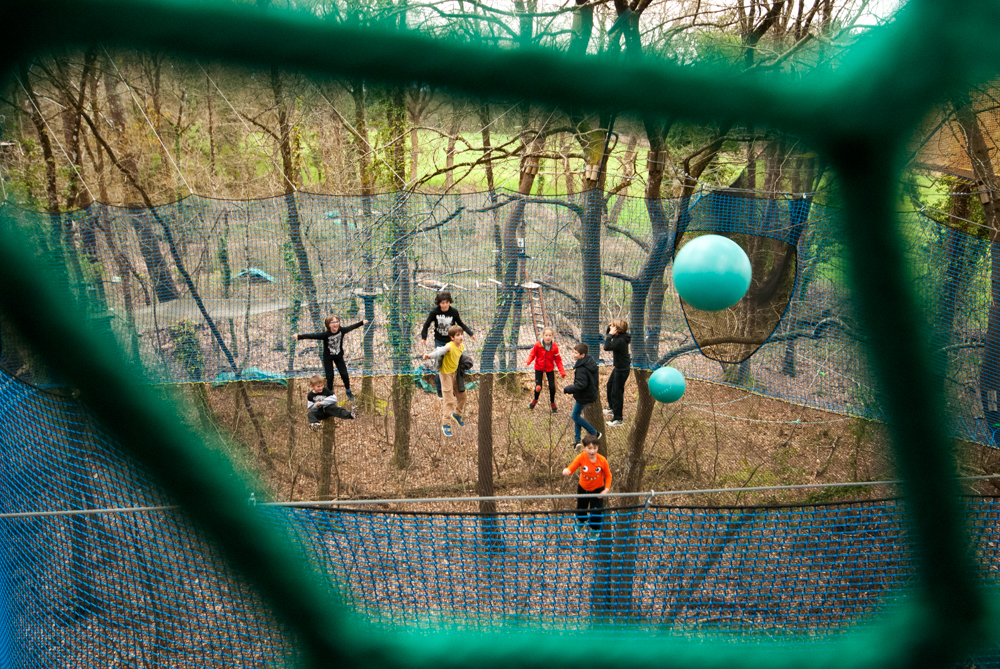 TrampÔforest salle ballons