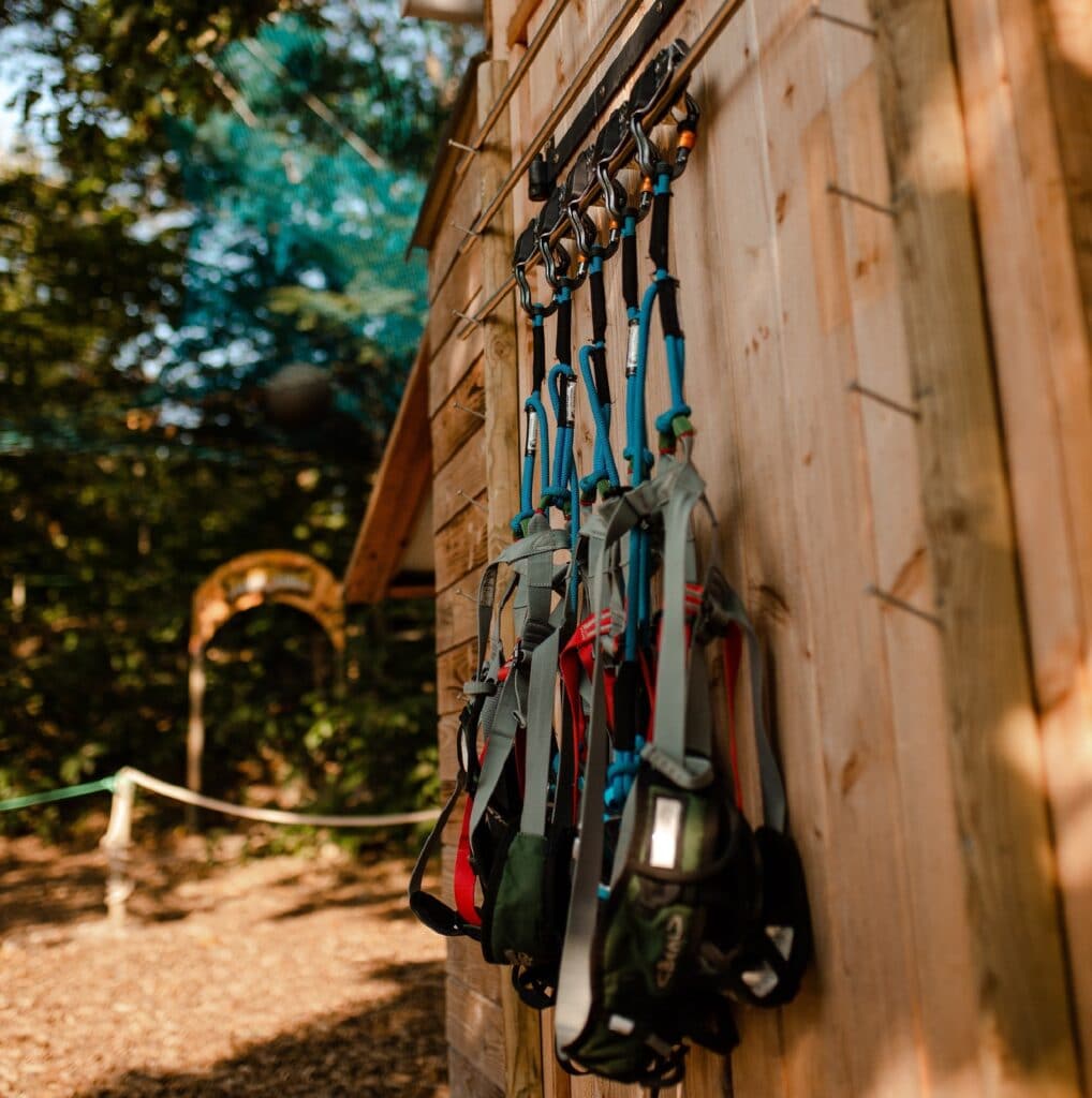 Chalet d'équipement accrobranche