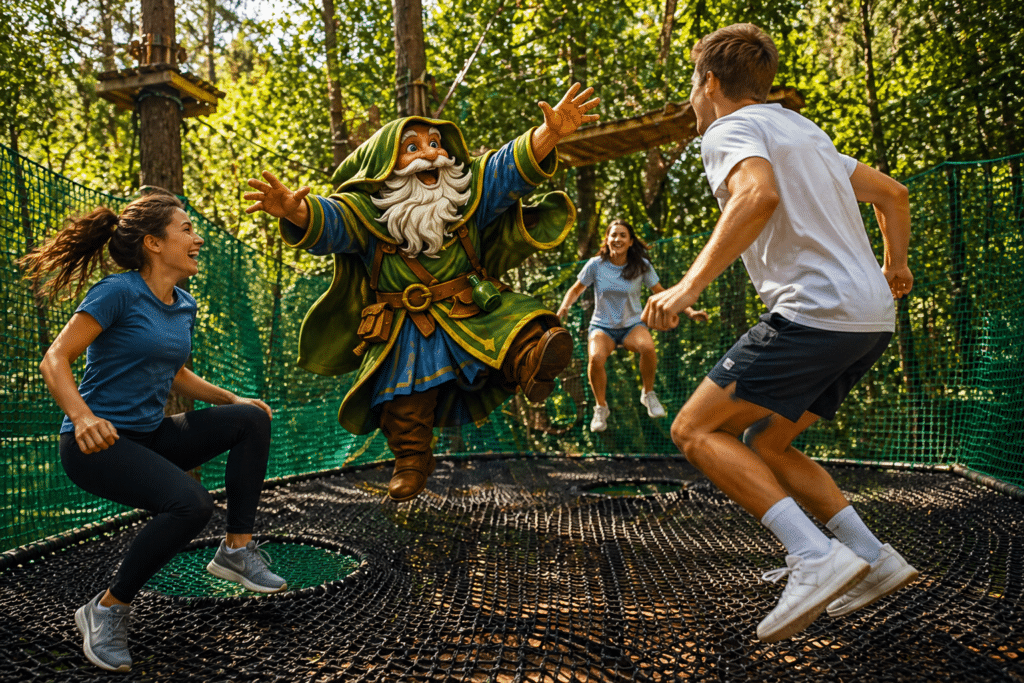 TrampÔforest Park Vannes : Bondissez dans la légende...